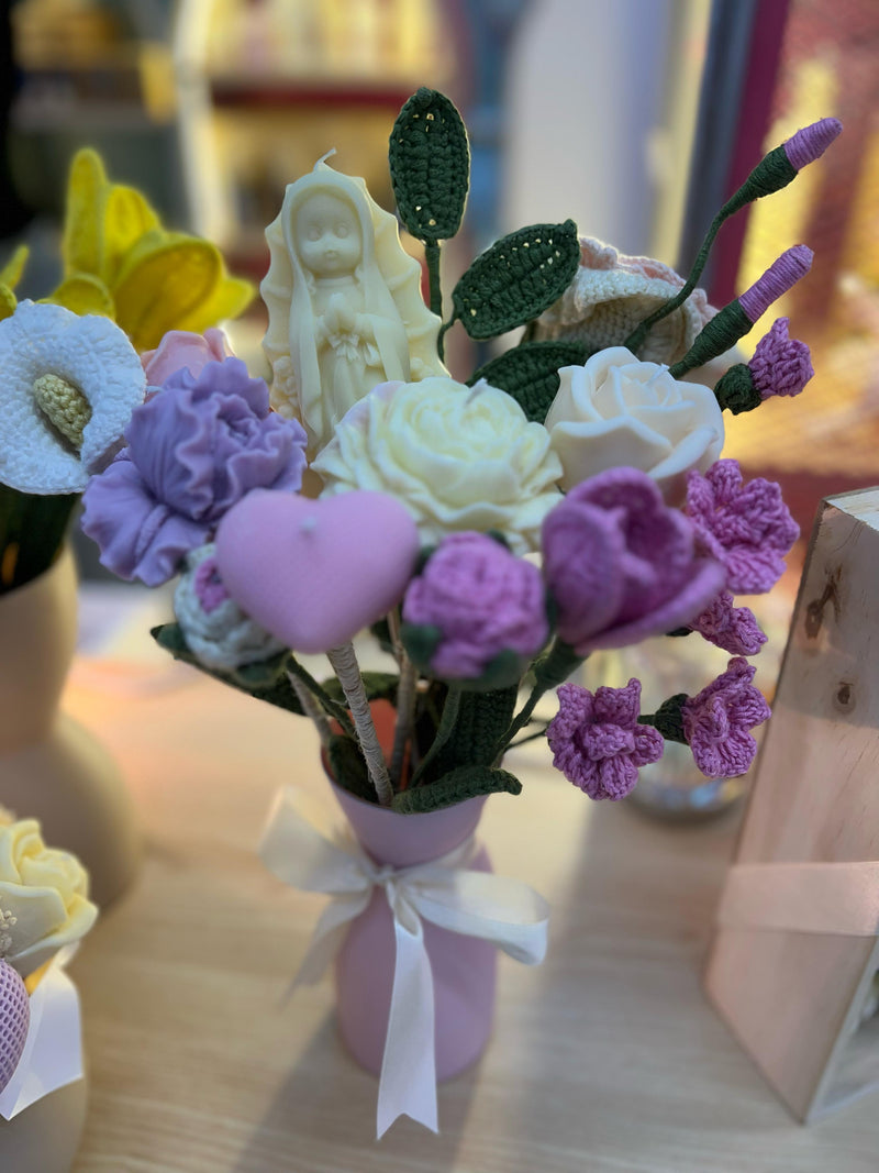 🌷 Jarrón Unión de Luz – Edición Limitada @ruvelitalab con @lascrocheterascol🌸